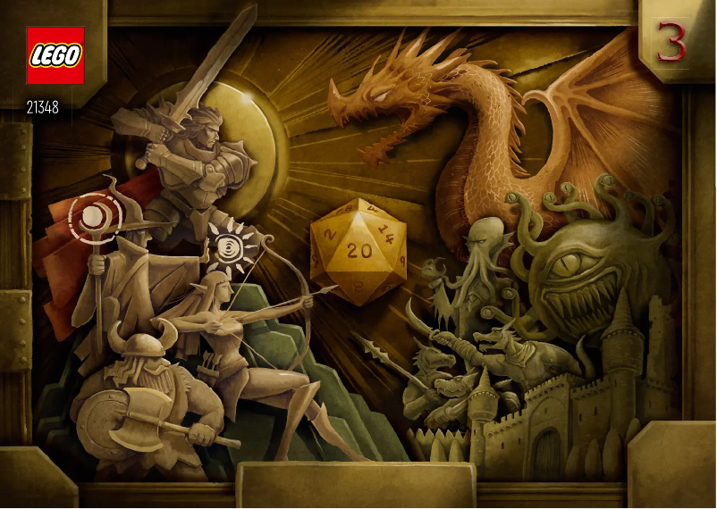 Page 1 of the manual User Manual Lego 21348