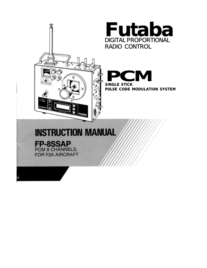 Page 1 of the manual User Manual Futaba FP8SSAP