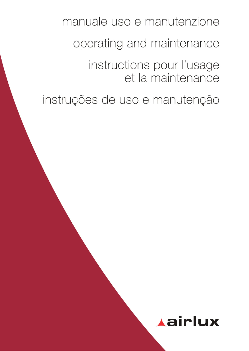 Page 1 of the manual User Manual Airlux ADI4050