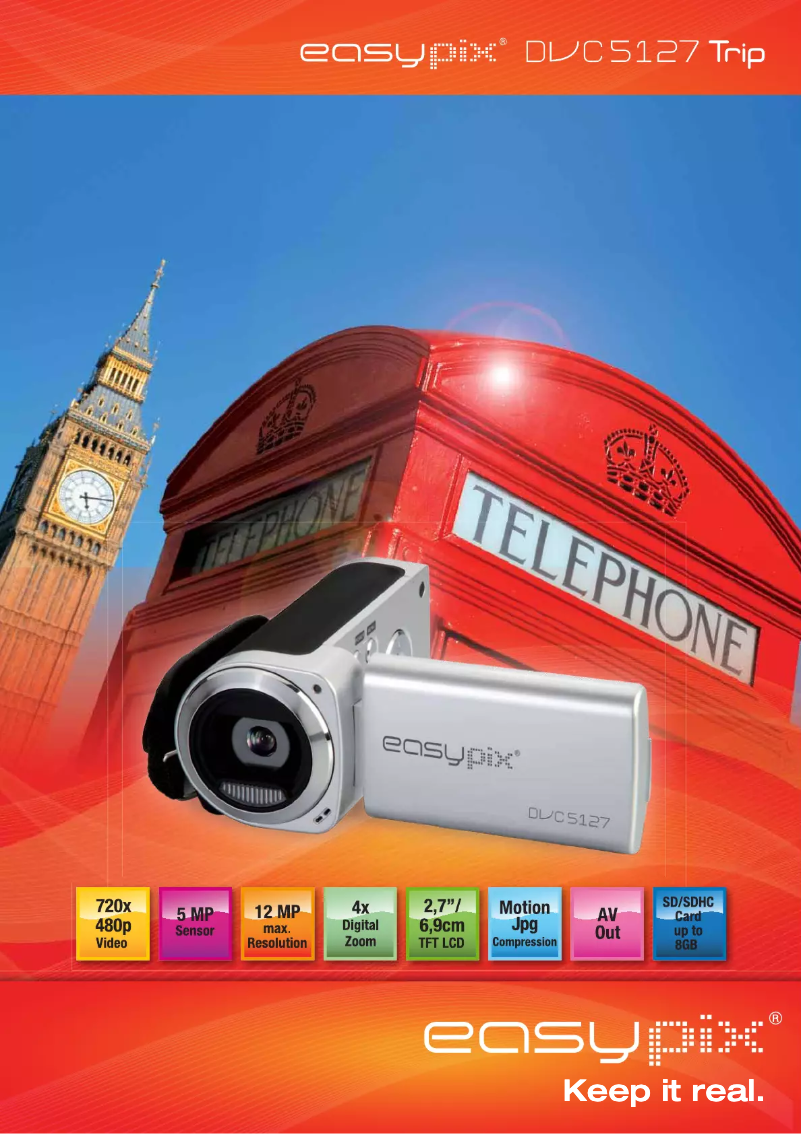 First page image of the manual for DVC5127 Trip