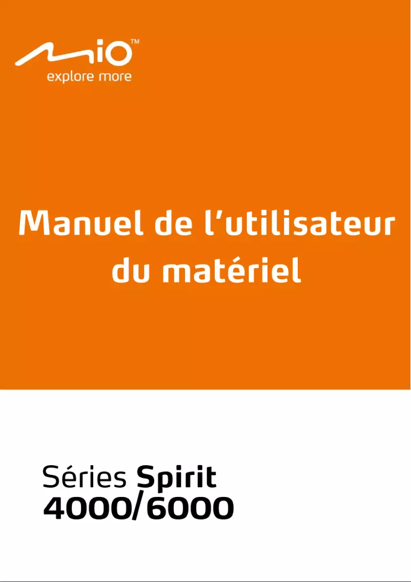 First page image of the manual for Spirit 6900 LM