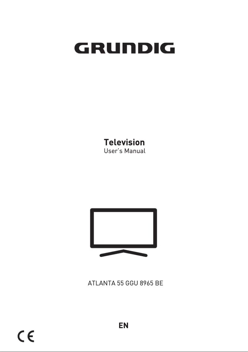 Page 1 of the manual User Manual Grundig ATLANTA 55 GGU 8965 BE