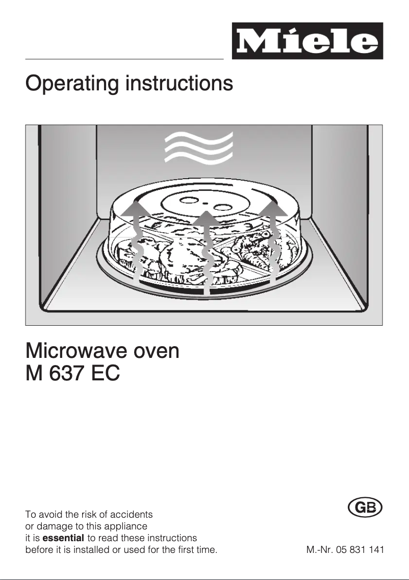 First page image of the manual for M 637 EC
