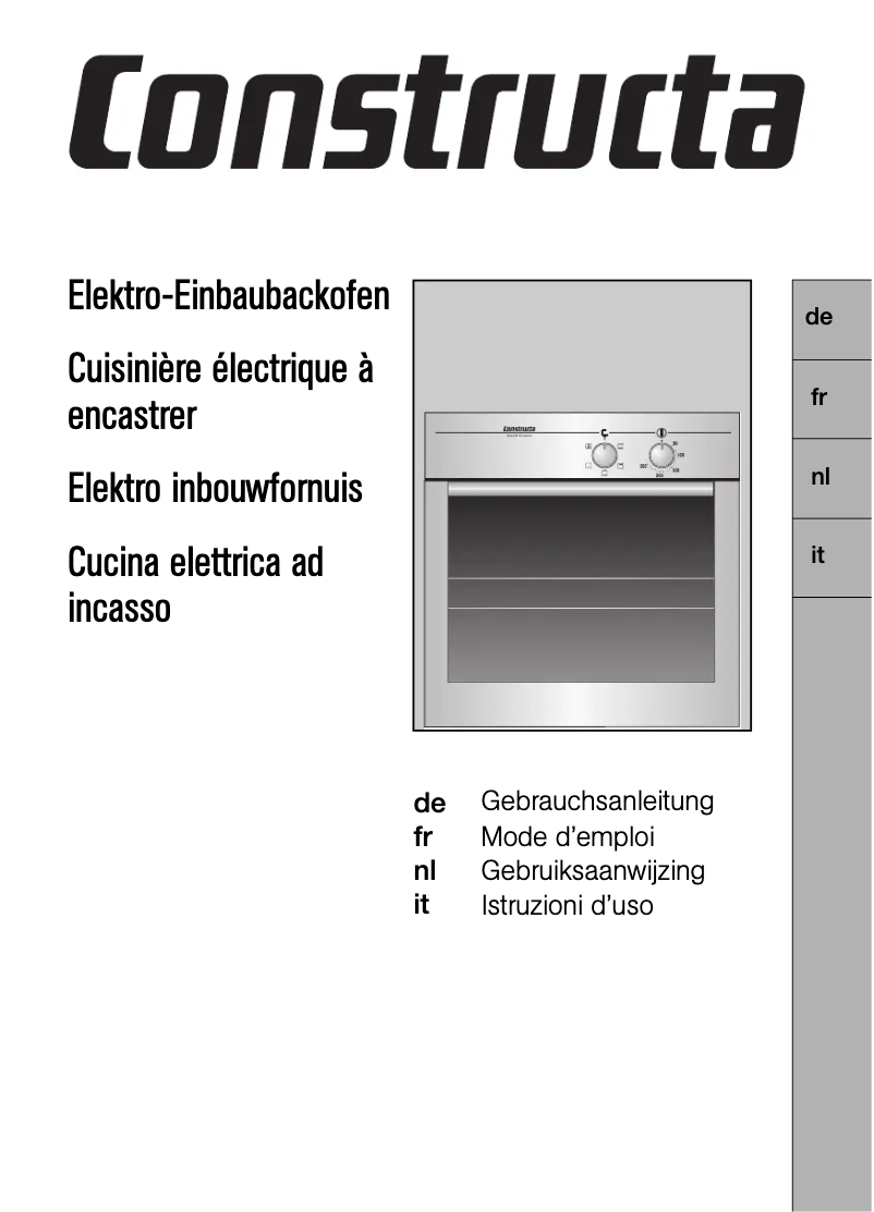 First page image of the manual for CF21850