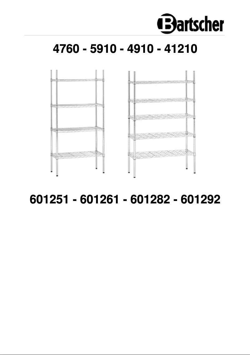 First page image of the manual for 4910