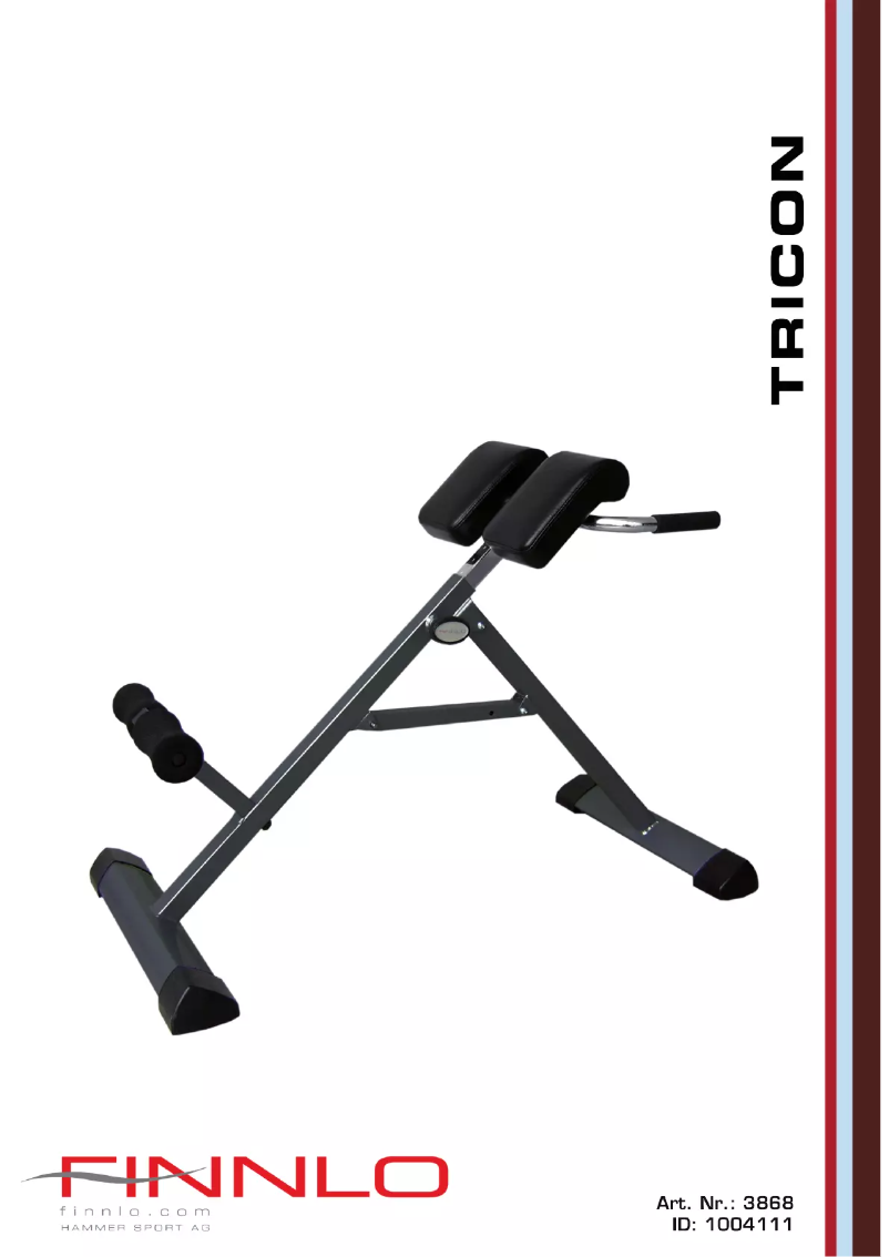 First page image of the manual for Tricon