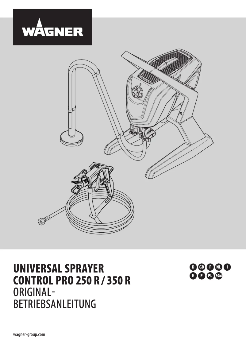 First page image of the manual for Control Pro 250 R