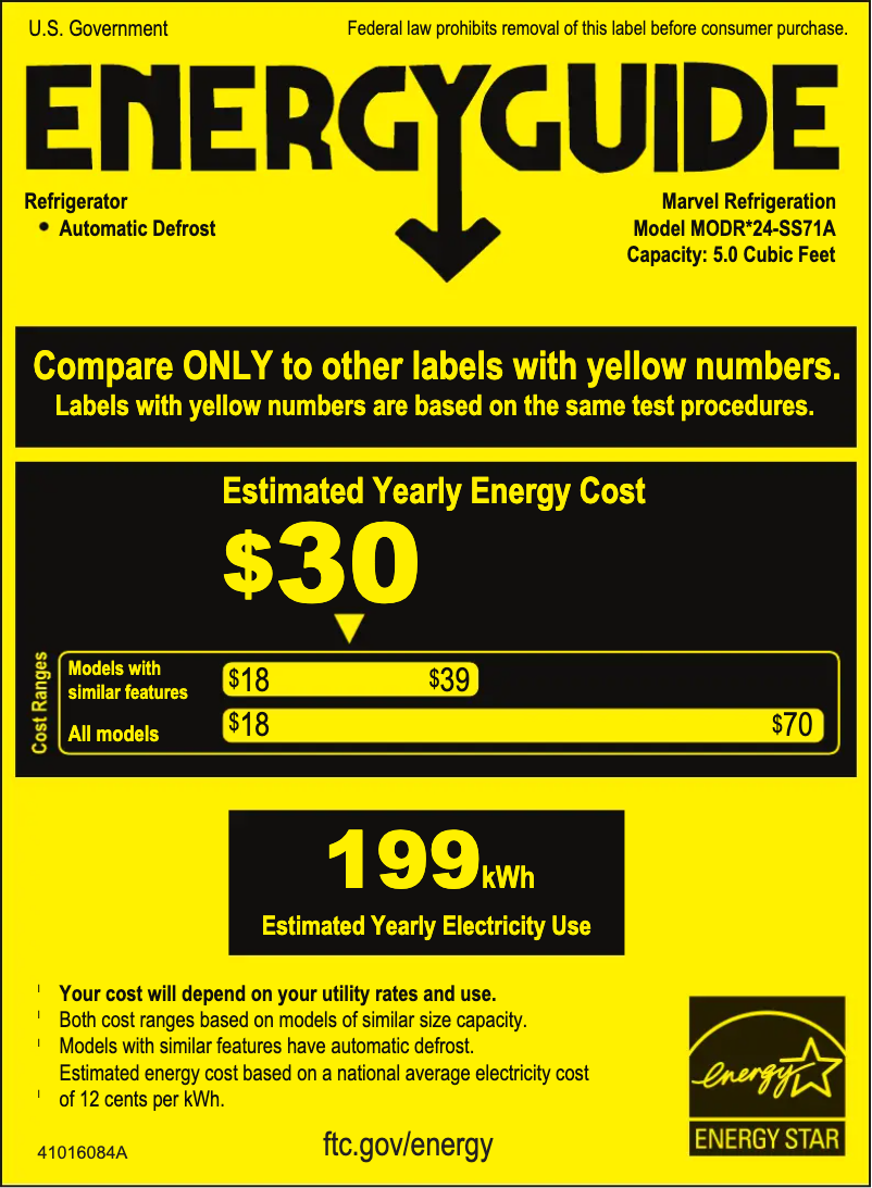First page image of the manual for MODR224SS71A