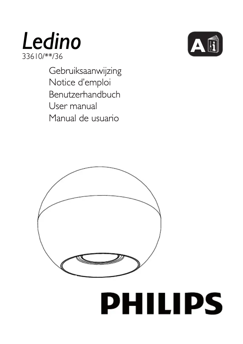 First page image of the manual for Ledino 336101736