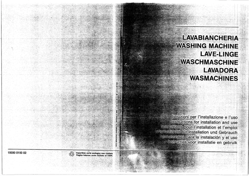 First page image of the manual for 1000N