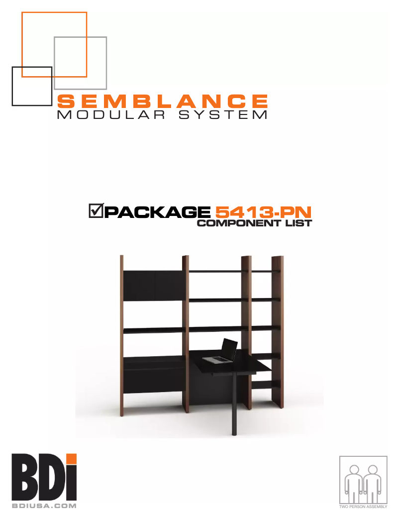 Page 1 of the manual User Manual BDI Semblance 5413