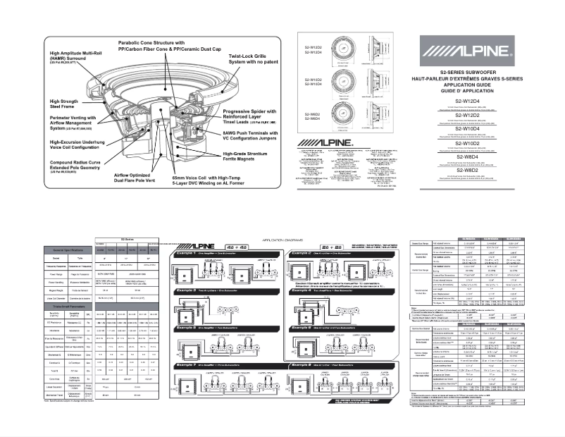 Page 1 of the manual User Manual Alpine S2-W10D4