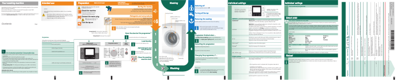 First page image of the manual for WAS287B0GB