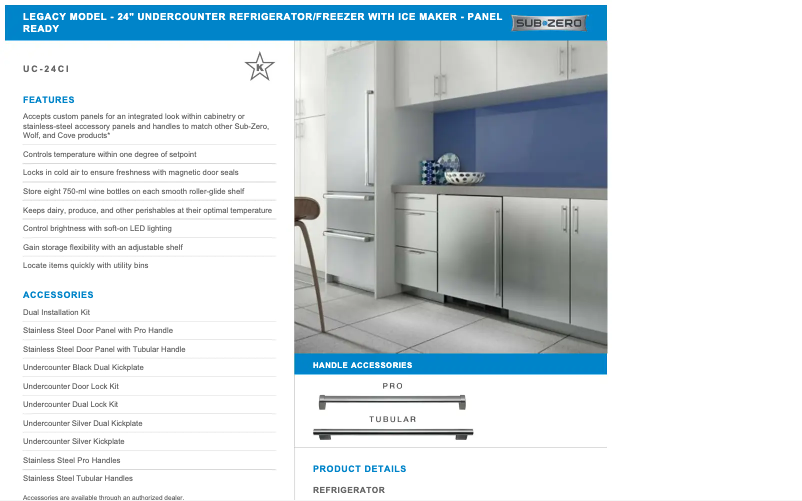 First page image of the manual for UC-24CI