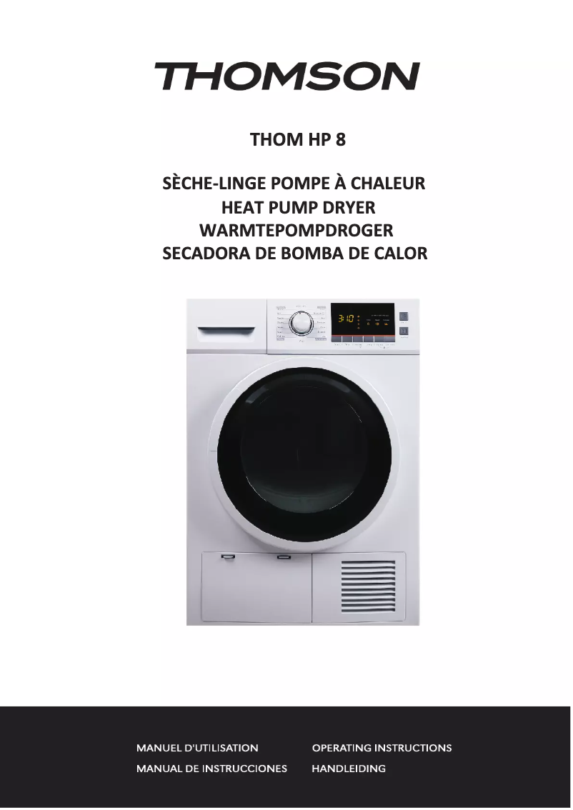 Page 1 of the manual User Manual Thomson THOM HP 8