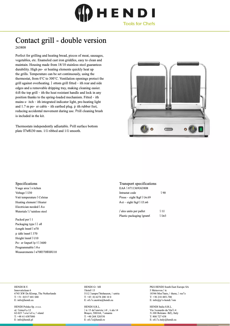 First page image of the manual for 263808