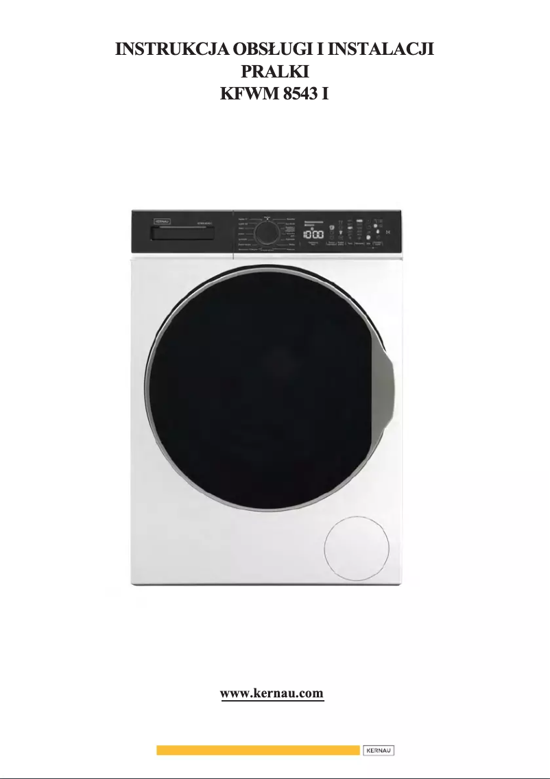 Image de la première page du manuel de l'appareil KFWM 6412