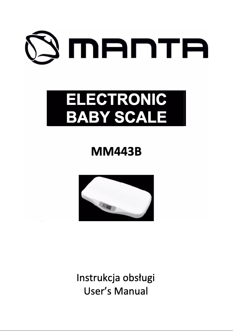 First page image of the manual for MM443B