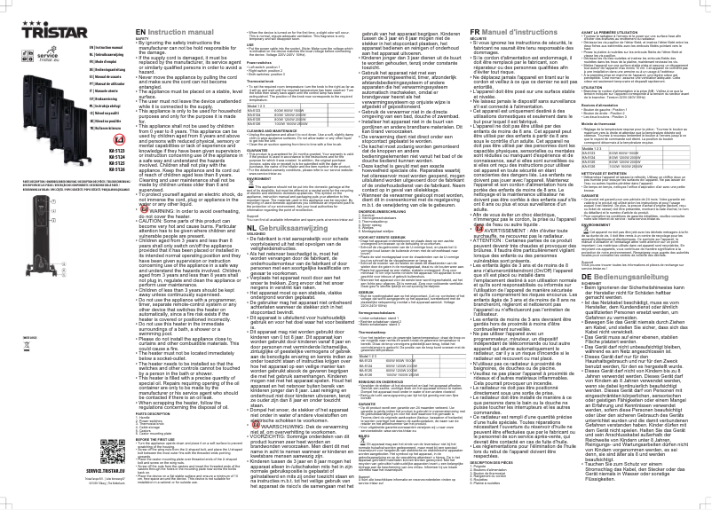 First page image of the manual for KA-5123