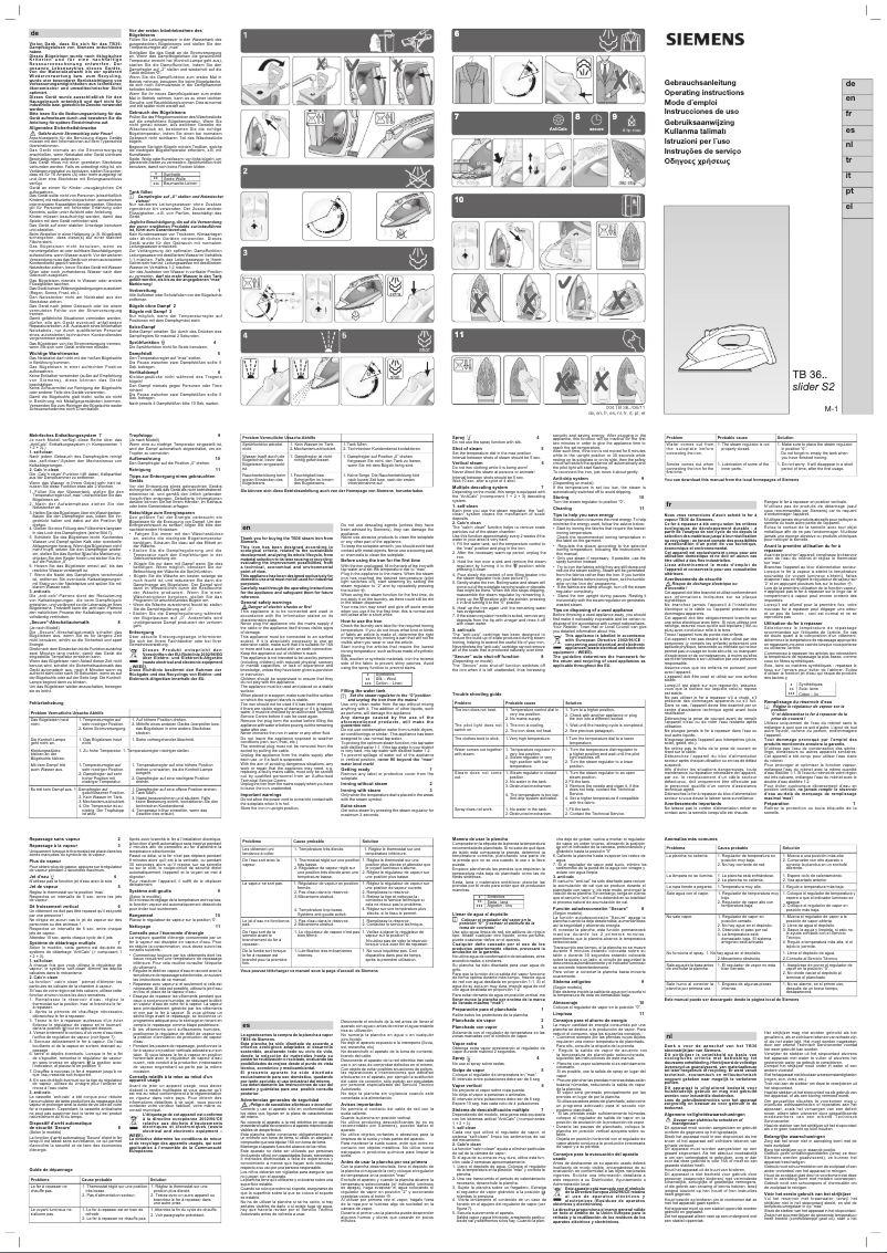 First page image of the manual for KD36NP93