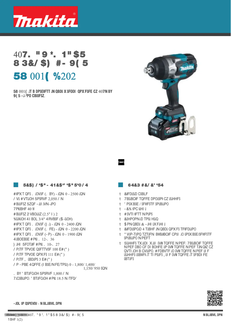 First page image of the manual for TW001GD202