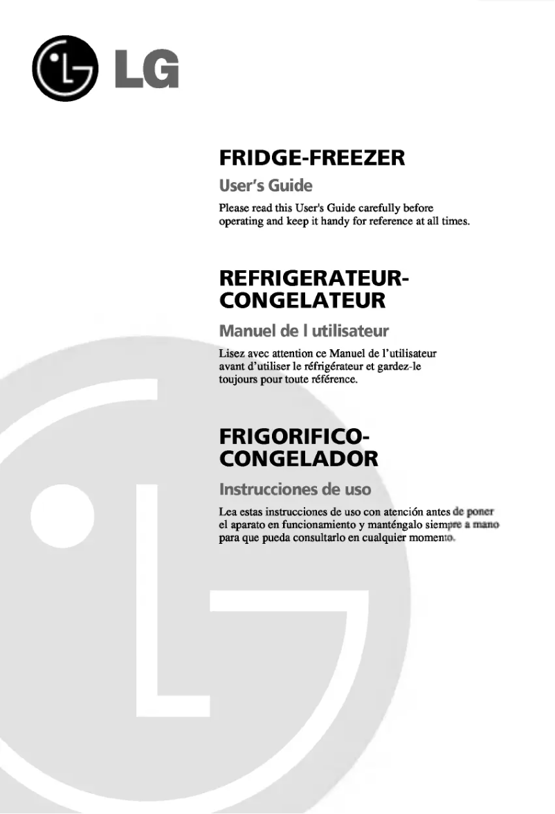 Page 1 of the manual User Manual LG GC-409GTQ