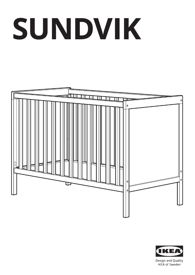Page 1 of the manual User Manual Ikea SUNDVIK 002.485.67