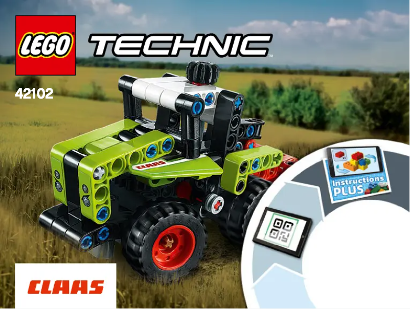 Page 1 of the manual User Manual Lego Technic 42102
