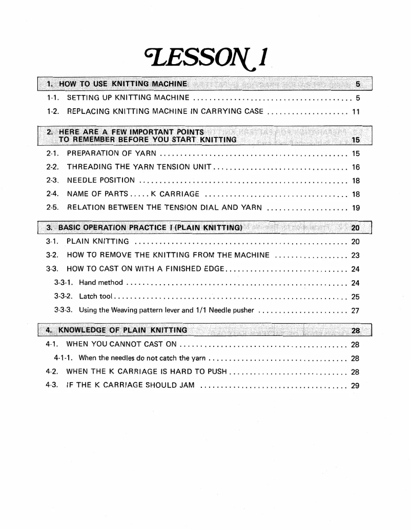 First page image of the manual for KH891