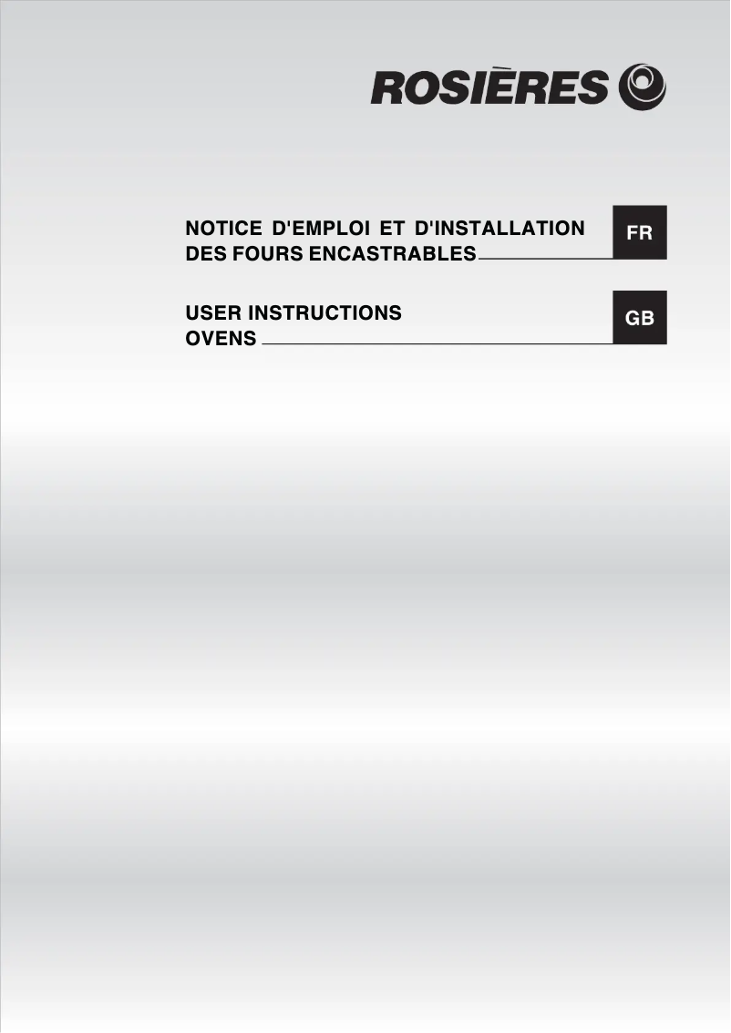 First page image of the manual for RFP 358 PN