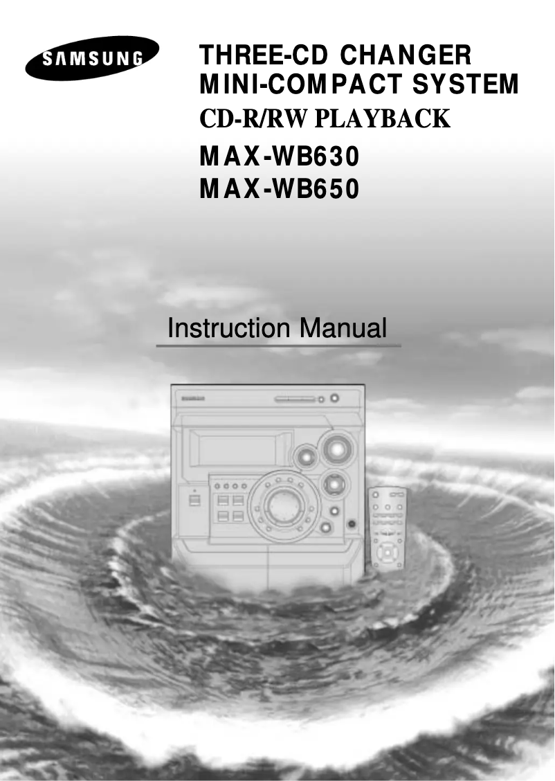 First page image of the manual for MAX-WB650
