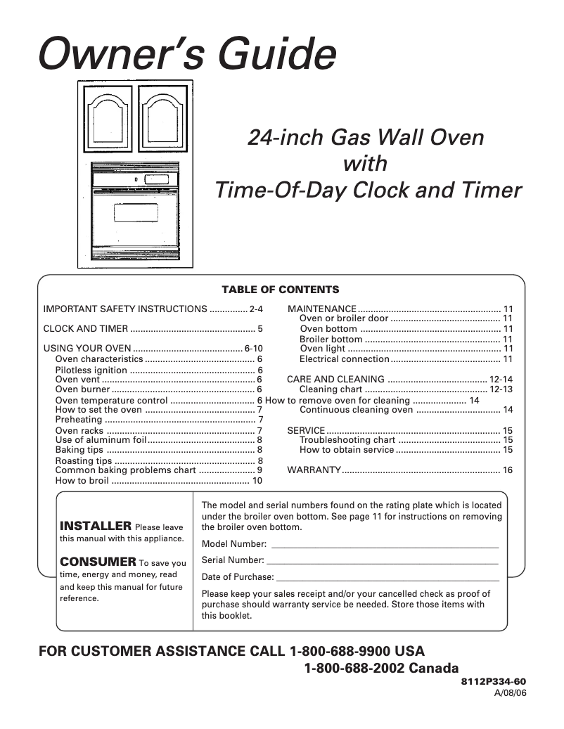 Page 1 of the manual User Manual Whirlpool 9122XUB