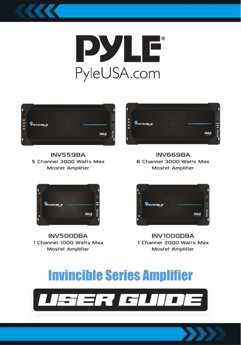 First page image of the manual for INV559BA