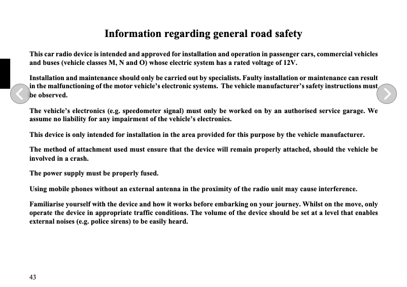 Page 1 de la notice Manuel utilisateur Becker MonzaMP3 7885