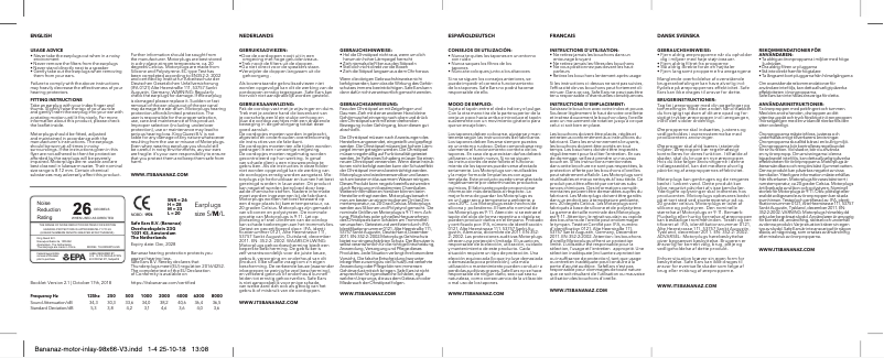 First page image of the manual for Motorplugs