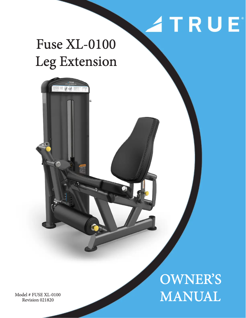 First page image of the manual for Fuse XL-0100