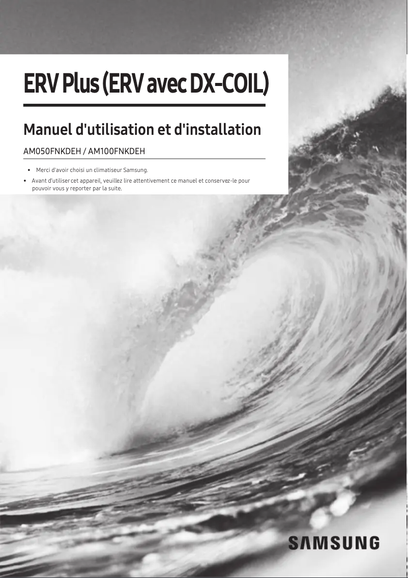 Page 1 of the manual User Manual Samsung AM050FNKDEH