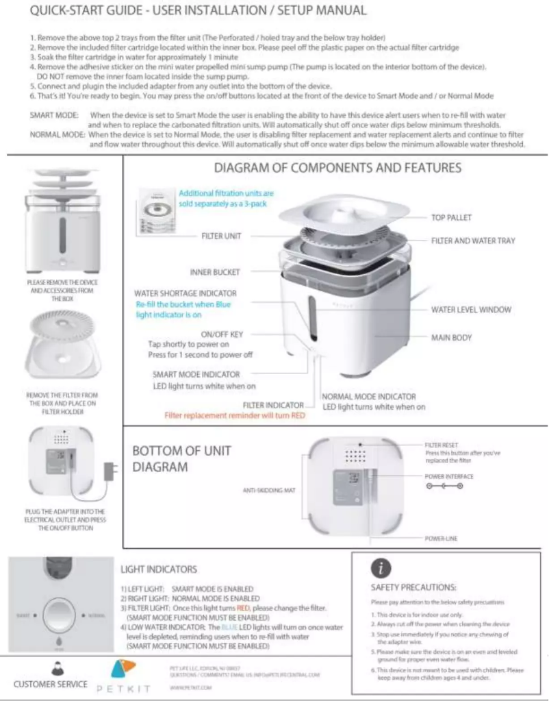 First page image of the manual for Eversweet 2