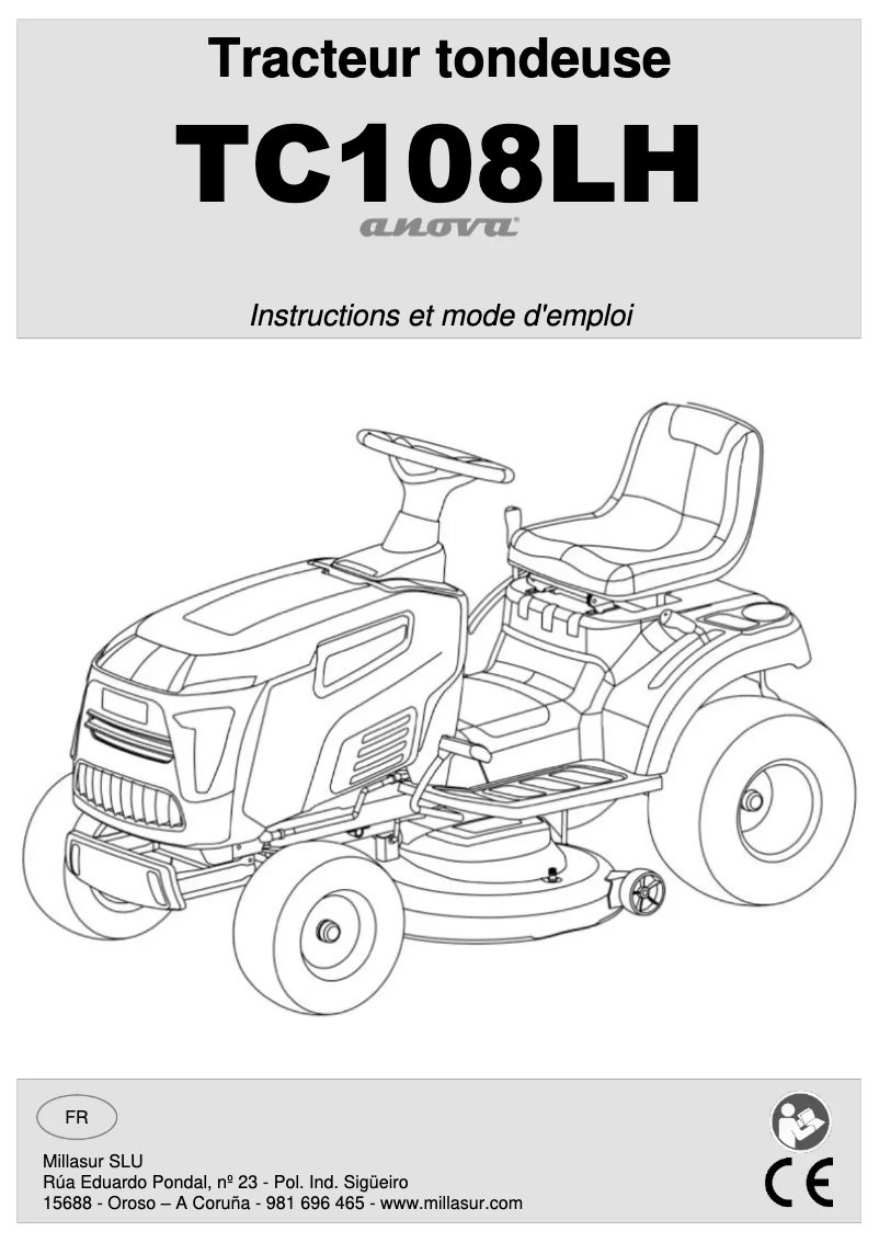 First page image of the manual for TC108LH