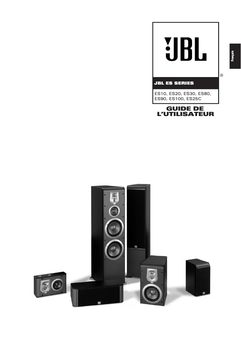 Page 1 of the manual User Manual JBL ES30