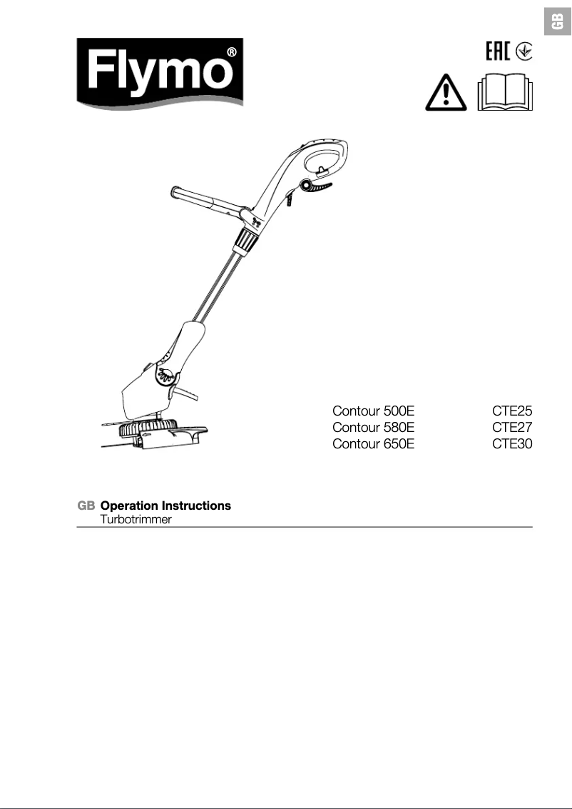 First page image of the manual for Contour 580E