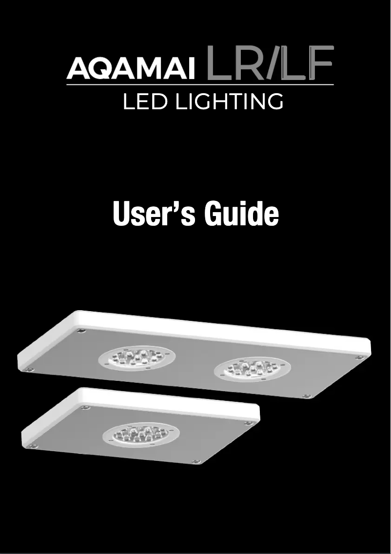 Page 1 of the manual User Manual Ferplast Aqamai Reef S