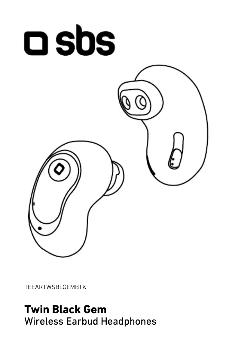 Page 1 of the manual User Manual SBS Twin Black Gem