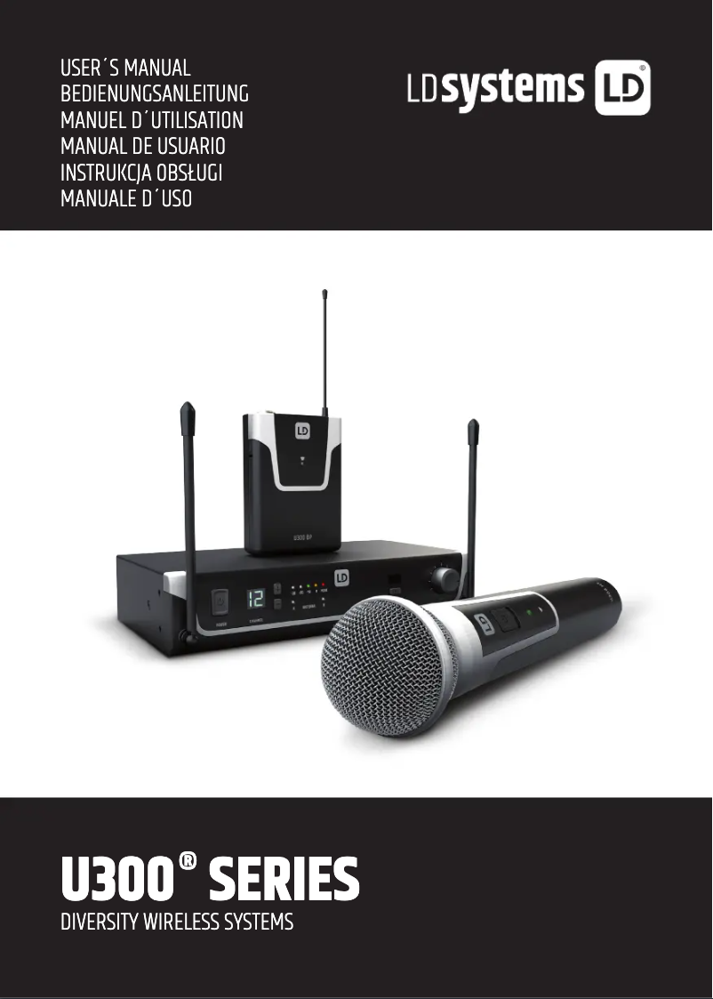 Page 1 of the manual User Manual LD Systems U305 BPL
