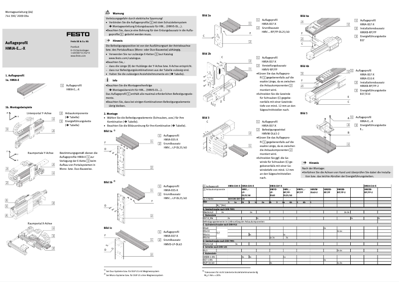 First page image of the manual for HMIA-E07