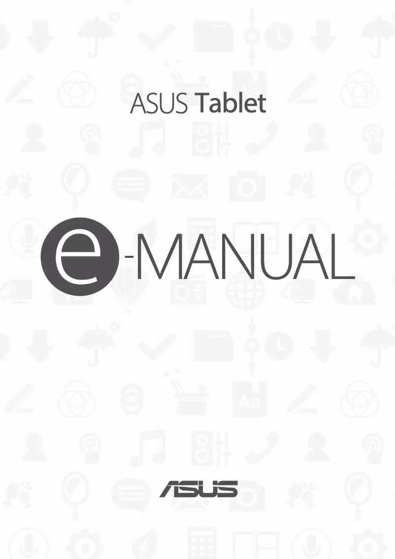 Page 1 of the manual User Manual Asus MeMO Pad 7 ME375CL