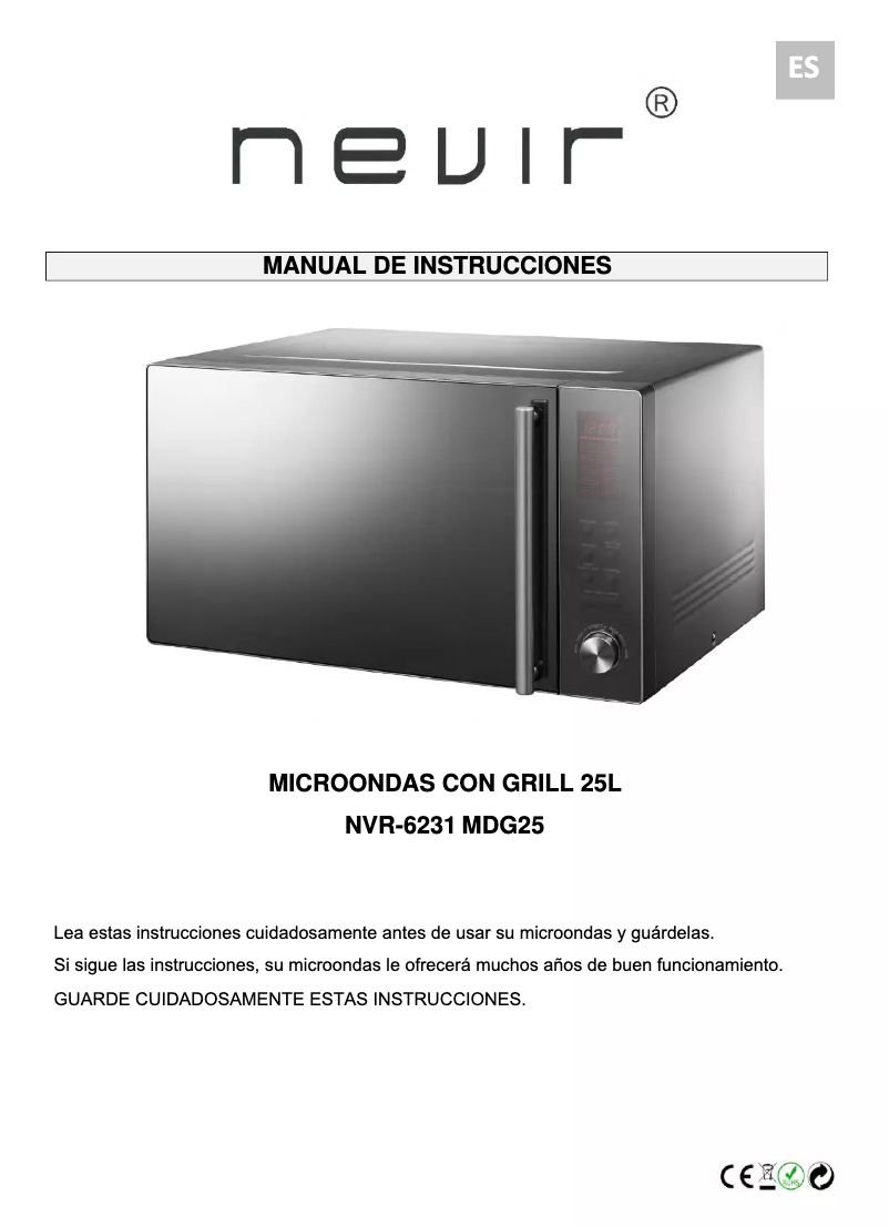 First page image of the manual for NVR-6231 MDG25