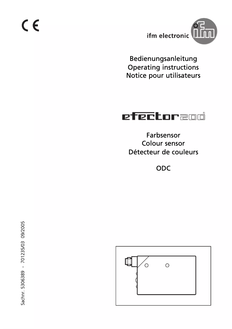 First page image of the manual for OD5008
