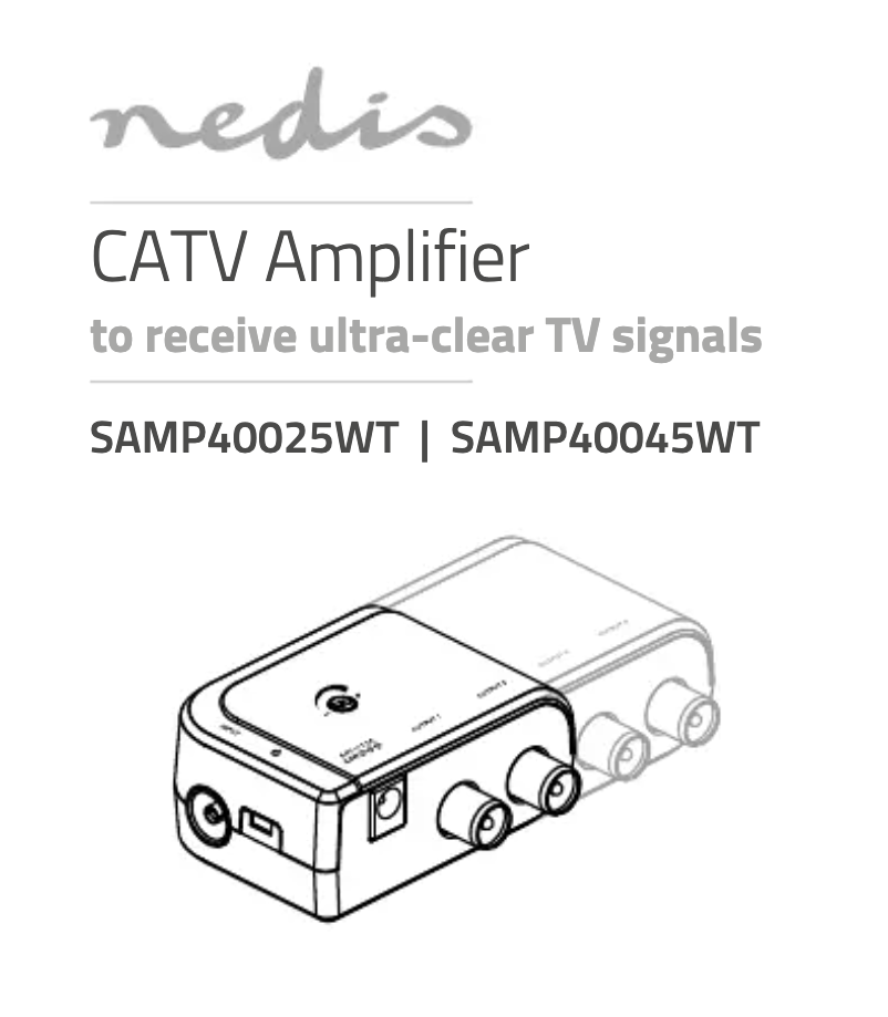 First page image of the manual for SAMP40025WT