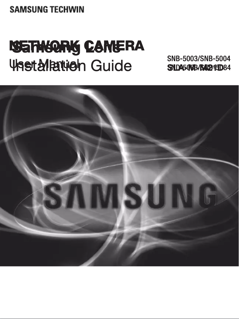 First page image of the manual for SLA-M-M21D